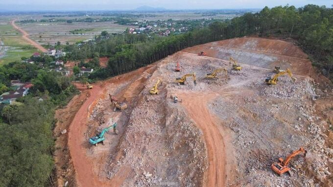 Hà Tĩnh vừa chấp thuận thêm 11 mỏ khoáng sản làm vật liệu xây dựng phục vụ thi công cao tốc Bắc - Nam qua địa bàn (ảnh PT)