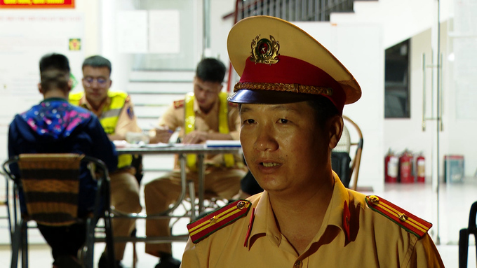 Thiếu tá Nguyễn Văn Hiệp - Đội Cảnh sát Giao thông – Trật tự, Công an TP Bắc Ninh.