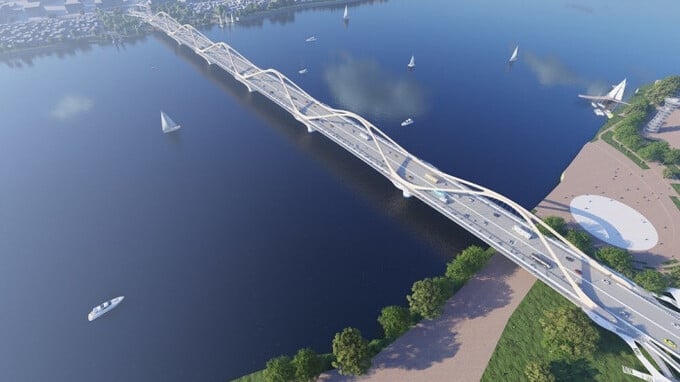 Cầu Vân Phúc và tuyến đường kết nối ra quốc lộ 32 (huyện Phúc Thọ, Hà Nội) được đầu tư hơn 3.400 tỷ đồng, thực hiện trong giai đoạn 2022-2027. Ảnh minh họa