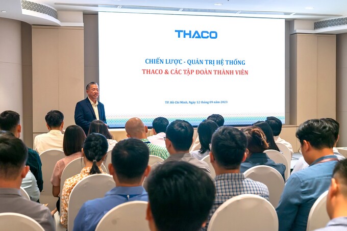 Khóa đào tạo giúp các học viên nắm vững mô hình quản trị của THACO
