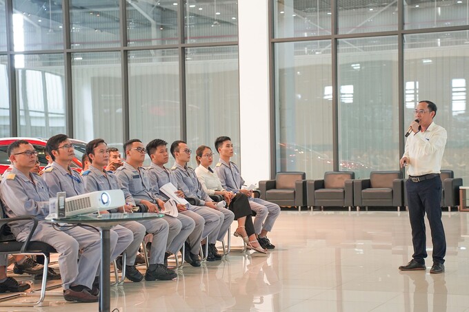 THACO luôn coi trọng công tác đào tạo kỹ năng về quản trị, nâng cao trịnh độ chuyên môn và tay nghề cho các cán bộ, công nhân và người lao động