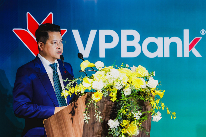   Ông Ngô Chí Dũng, Chủ tịch HĐQT VPBank phát biểu tại sự kiện