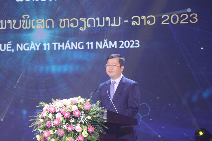 Thứ trưởng Bộ Thông tin và Truyền thông Nguyễn Thanh Lâm phát biểu chào mừng khai mạc.