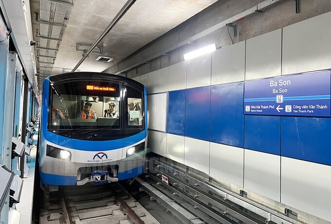 Metro số 1 đã hoàn thành hơn 96% khối lượng dự án