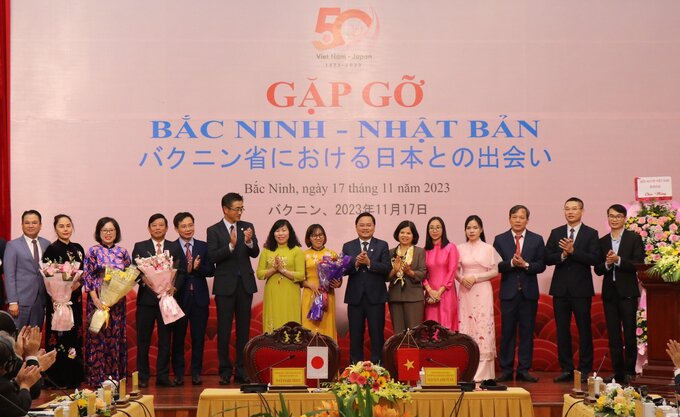 Ra mắt Ban Chấp hành lâm thời Hội Hữu nghị Việt Nam - Nhật Bản tỉnh Bắc Ninh.