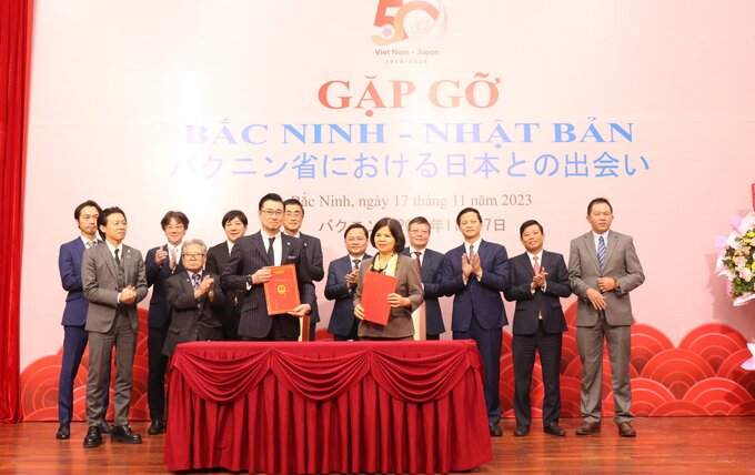 Lễ ký kết bản ghi nhớ hợp tác giữa UBND tỉnh Bắc Ninh và Tập đoàn Nihon Toyo (Nhật Bản).