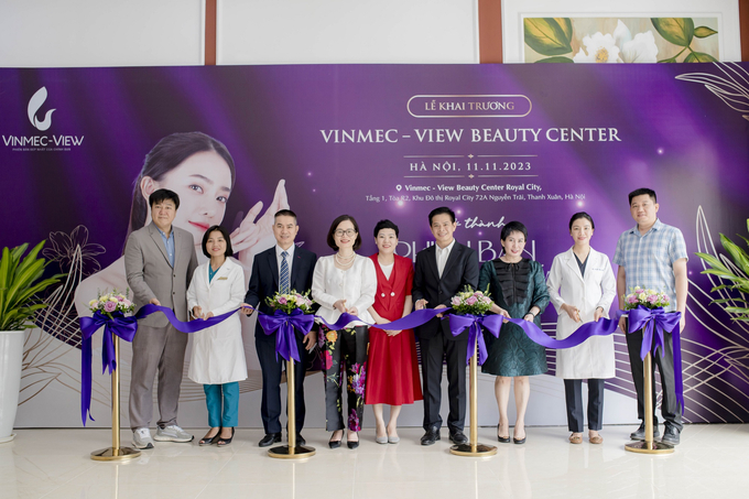 Phòng khám Thẩm mỹ Vinmec-View Beauty Center tại KĐT Royal City chính thức khai trương vào ngày 11/11/2023