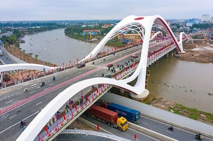 Cầu Rào một công trình mới được xây dựng tại Hải Phòng. Ảnh: Cổng TTĐT Thành phố Hải Phòng