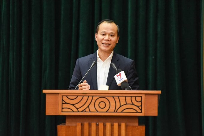 Ông Mai Sơn – Phó Chủ tịch thường trực UBND tỉnh Bắc Giang phát biểu tại buổi họp báo.
