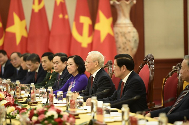 Tổng Bí thư Nguyễn Phú Trọng khẳng định Việt Nam coi phát triển quan hệ với Trung Quốc là ưu tiên hàng đầu và là sự lựa chọn chiến lược