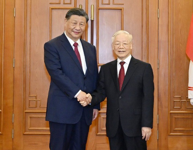 Chuyến thăm Việt Nam lần thứ ba của Tổng Bí thư, Chủ tịch nước Tập Cận Bình diễn ra đúng vào dịp hai nước kỷ niệm 15 năm thiết lập quan hệ Đối tác hợp tác chiến lược toàn diện (2008 - 2023)