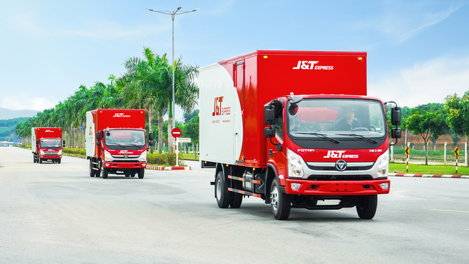 J&T Express đã quyết định lựa chọn các sản phẩm xe tải do THACO AUTO sản xuất và phân phối