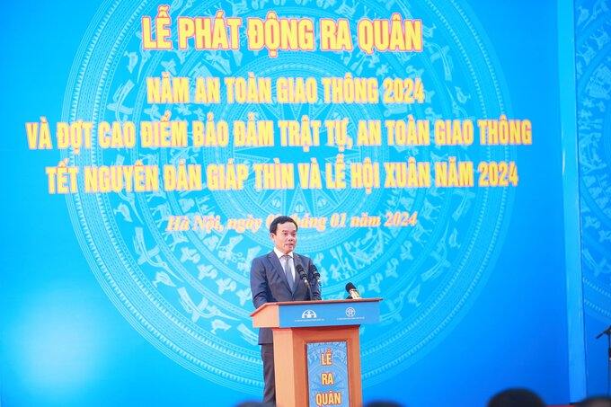 Phó Thủ tướng Chính phủ Trần Lưu Quang dự và phát biểu chỉ đạo