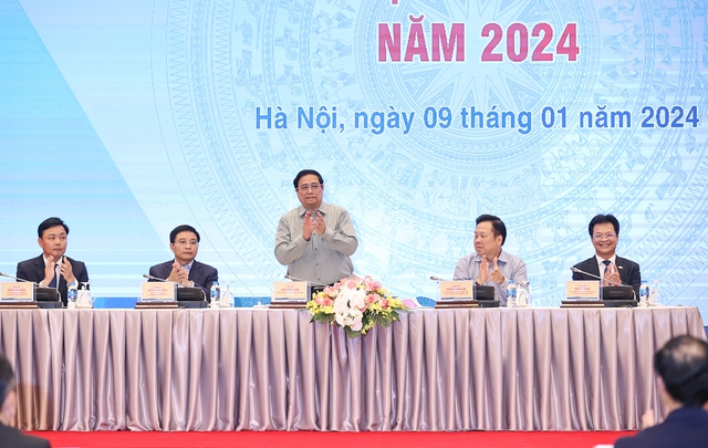 Thủ tướng dự Hội nghị triển khai kế hoạch sản xuất kinh doanh năm 2024 của Tổng Công ty Đường sắt Việt Nam
