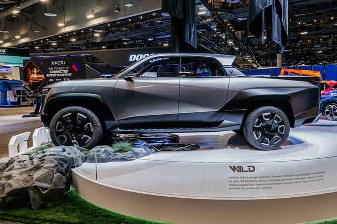Toàn cảnh mẫu xe VinFast Wild tại triển lãm CES 2024