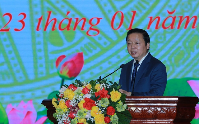Phó Thủ tướng Trần Hồng Hà: Tư duy phát triển đô thị phố núi của Lai Châu là để tăng quy mô, chuyển đổi nền kinh tế; giữ gìn màu xanh thiên nhiên, nguồn sinh thuỷ, bảo vệ vùng biên cương…