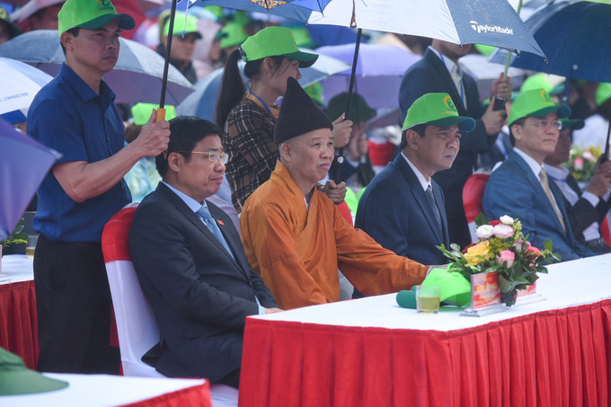 Cùng dự có các đại diện lãnh đạo bộ, ban, ngành Trung ương và Bí thư Tỉnh ủy Bắc Giang Dương Văn Thái.