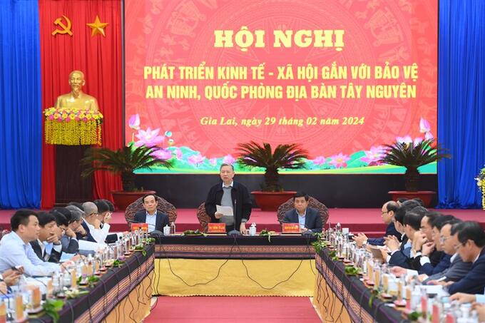 Đại tướng Tô Lâm, Bộ trưởng Bộ Công an phát biểu kết luận Hội nghị