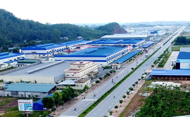 Dự án đầu tư xây dựng và kinh doanh kết cấu hạ tầng khu công nghiệp Sông Công II giai đoạn 2 được thực hiện tại xã Bá Xuyên và xã Tân Quang, thành phố Sông Công, tỉnh Thái Nguyên