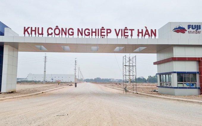 Dự án đầu tư xây dựng và kinh doanh kết cấu hạ tầng Khu công nghiệp Việt Hàn mở rộng có quy mô khoảng 147,31ha.