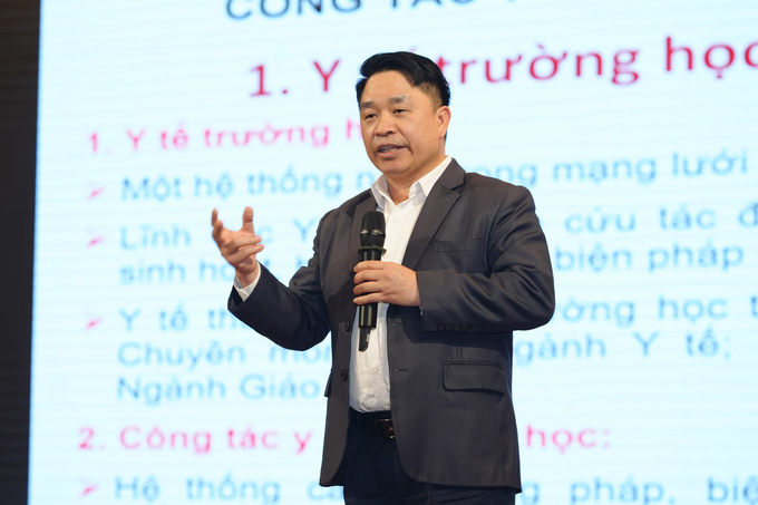 Ông Lê Văn Tuấn – Chuyên viên cấp cao Vụ Giáo dục thể chất, Bộ Giáo dục – Đào tạo