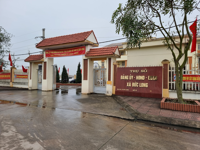 Trụ sở UBND xã Đức Long, thị xã Quế Võ, tỉnh Bắc Ninh.