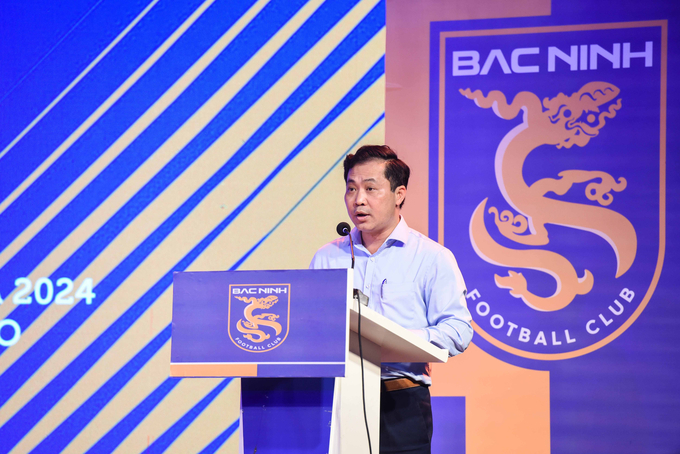 Ông Trịnh Hữu Hùng - Giám đốc Sở Văn hóa, Thể thao và Du lịch tỉnh Bắc Ninh phát biểu tại chương trình.