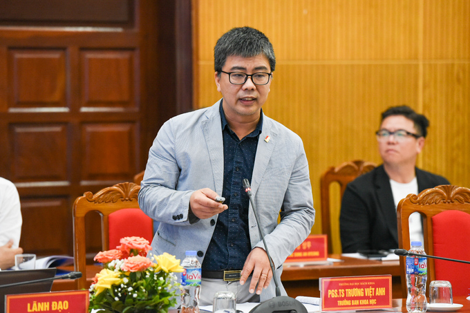 PGS TS Trương Việt Anh - Trưởng ban Khoa học công nghệ, Đại học Bách khoa Hà Nộ.