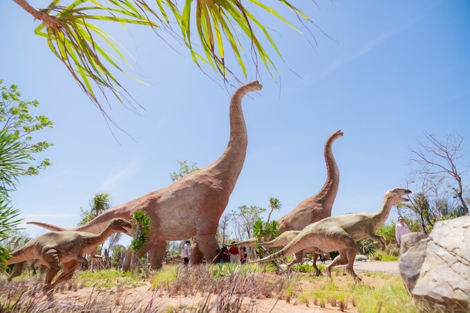 Công viên khủng long bên trong NovaWorld Phan Thiet.