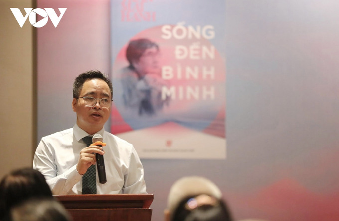 Phó Tổng Giám đốc VOV Phạm Mạnh Hùng phát biểu tại buổi lễ ra mắt sách