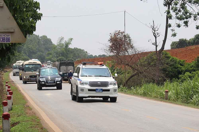 CSGT Sơn La bảo đảm giao thông an toàn, thuận tiện cho các đoàn thực hiện nhiệm vụ tại Điện Biên Phủ