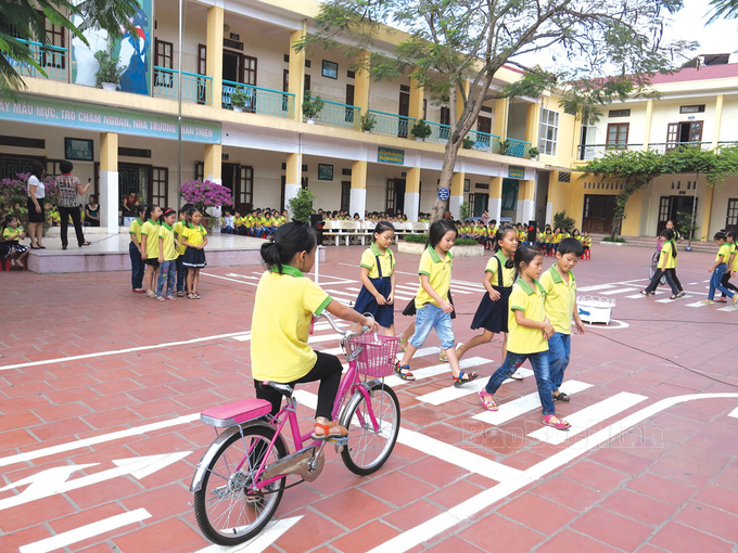 Bắc Ninh lan tỏa các mô hình bảo đảm ATGT trong trường học.