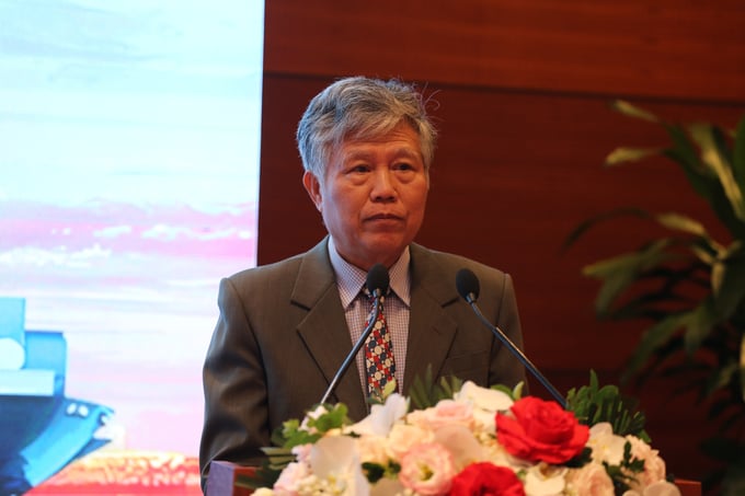 Ông Nguyễn Văn Quyền - Chủ tịch Hiệp hội Vận tải ô tô Việt Nam phát biểu