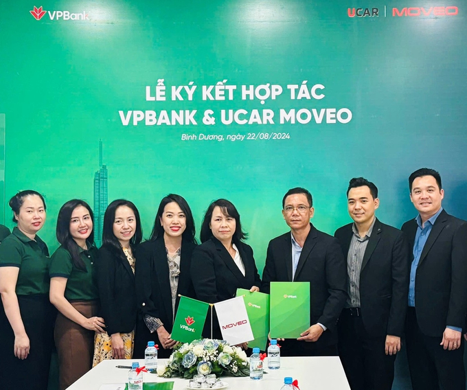 Lễ ký kết hợp tác giữa VPBank và Ucar Moveo tạo cơ hội cho khách hàng dễ dàng sở hữu xe ô tô trong tầm tay