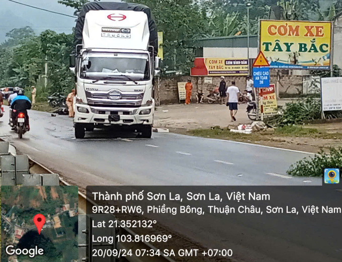 Hiện trường vụ tai nạn