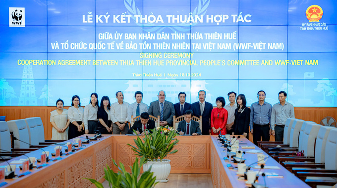 Lễ ký kết Thoả thuận hợp tác giữa UBND tỉnh Thừa Thiên Huế và Tổ chức quốc tế về Bảo tồn Thiên nhiên tại Việt Nam.