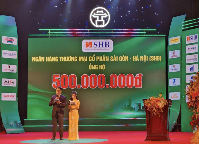 SHB ủng hộ 500 triệu đồng, đồng hành cùng Hanoisme trong các hoạt động an sinh xã hội năm 2025