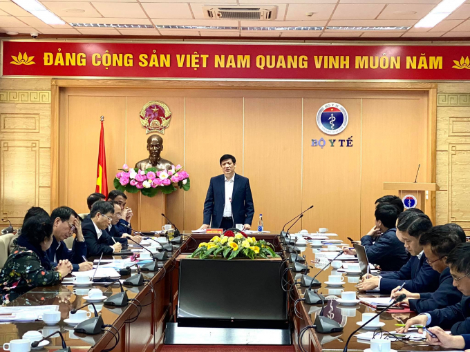 Bộ trưởng Nguyễn Thanh Long nhấn mạnh vai trò và tầm quan trọng của việc nghiên cứu, sản xuất vắc xin COVID-19 (Ảnh: moh.gov.vn)