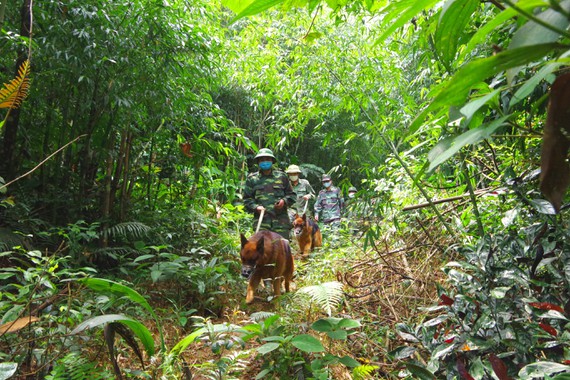 Bộ đội Biên phòng tuần tra kiểm soát ngăn chặn tình trạng người dân vượt biên trái phép. Ảnh baochinhphu.vn