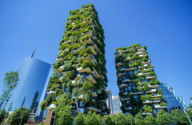 Chung cư Bosco Verticale - tòa nhà của không gian xanh tại Milan