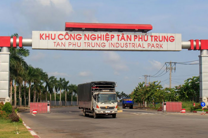 Khu công nghiệp Tân Phú Trung (Củ Chi, TP.HCM) thuộc sở hữu của Kinh Bắc. (Ảnh: N.N).