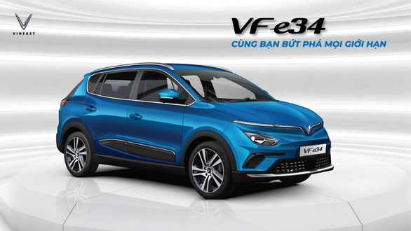 Mẫu xe Vinfast VF e34 dự kiến sẽ được bàn giao vào tháng 11/2021. (Ảnh: Vinfast)