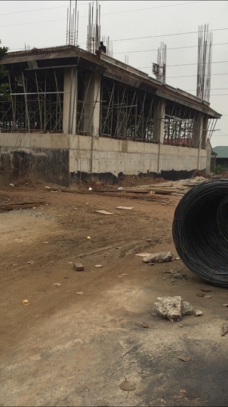 Nhiều hạng mục xây dựng đang được nhà chùa gấp rút thực hiện
