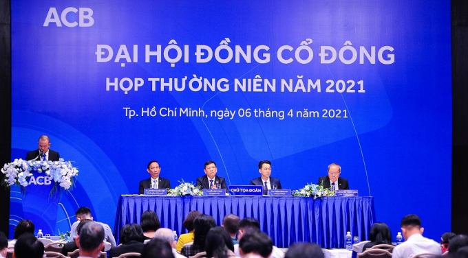 Đại hội đồng cổ đông thường niên 2021 của ACB được tổ chức vào 6/4/2021 tại TP.HCM. (Ảnh: N.N)