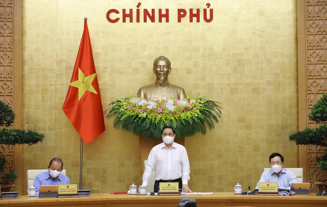 Thủ tướng Phạm Minh Chính chủ trì phiên họp (Ảnh: TTXVN)