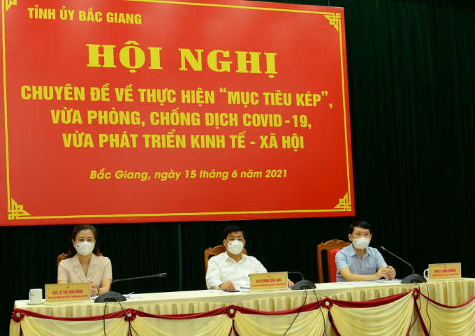 Hội nghị chuyên đề về thực hiện “mục tiêu kép” của Ban Chấp hành Đảng bộ tỉnh Bắc Giang