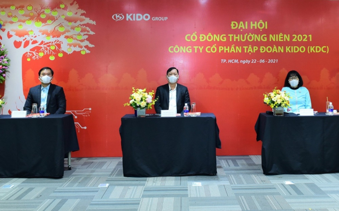 KIDO tổ chức Đại hội đồng cổ đông thường niên 2021 theo hình thức trực tuyến vào ngày 22/6/2021 tại trụ sở ở TP.HCM. (Ảnh: N.N)