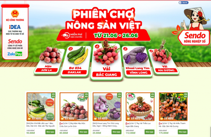 Phiên chợ nông sản