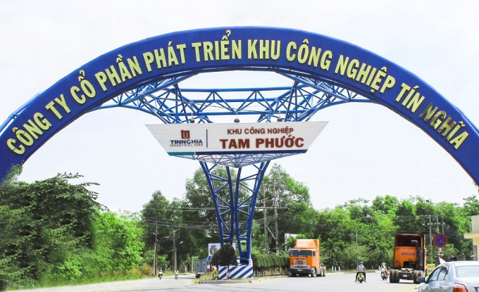 CTCP Phát triển Khu công nghiệp Tín Nghĩa là chủ đầu tư Khu công nghiệp Tam Phước có diện tích 323ha tại xã Tam Phước, Biên Hòa (tỉnh Đồng Nai)