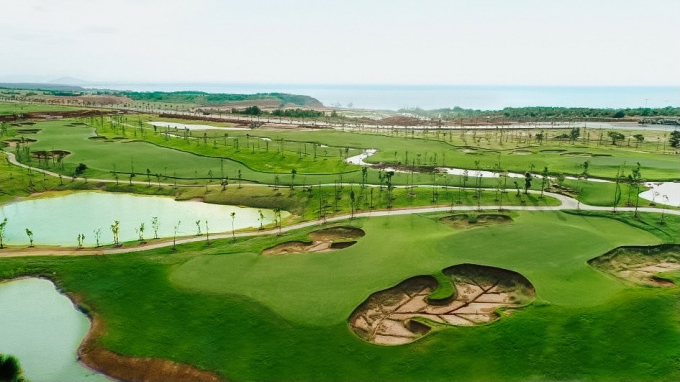 Trong tương lai, cụm sân golf PGA NovaWorld Phan Thiet là nơi tổ chức các giải đấu thuộc hệ thống PGA Tour danh giá. (Ảnh thực tế dự án)